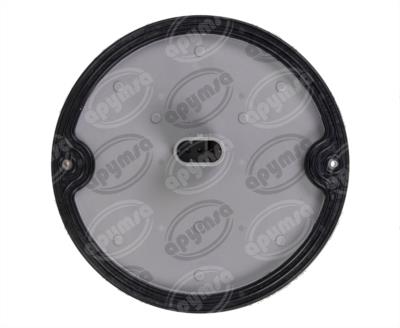 CALAVERA AUTOMOTRIZ MICA TRANSPARENTE ROJO 12V 40 LEDS 6" BUSSCAR  94971 CR 