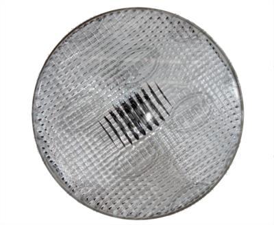 CALAVERA AUTOMOTRIZ MICA TRANSPARENTE 6" REDONDA AUTOBUS BUSSCAR URBUS PLASTICOS RECORD 969 