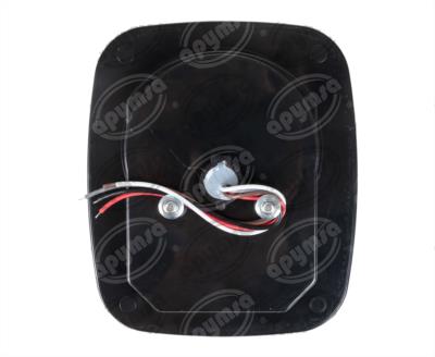PLAFON LEDS ROJO 4.7" 12-24V 16 LEDS ACRILICA UNIVERSAL QBH STAR 255 