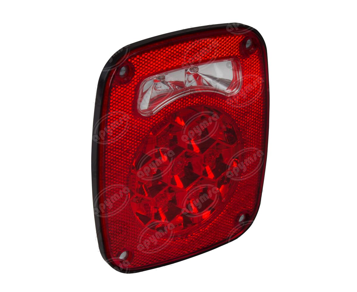 CALAVERA AUTOMOTRIZ BICOLOR CUADRADA JEEP UNIVERSAL TECNOLAMP 718 