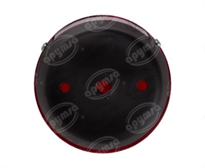CALAVERA AUTOMOTRIZ ROJA UNIVERSAL REDONDA ACRILICA CAMION, MINIBUS TRAKTOLAMP 2224 