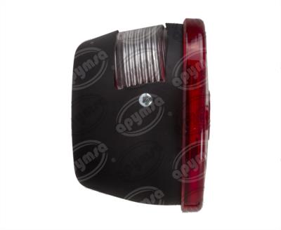 CALAVERA AUTOMOTRIZ ROJA UNIVERSAL REDONDA ACRILICA CAMION, MINIBUS TRAKTOLAMP 2224 