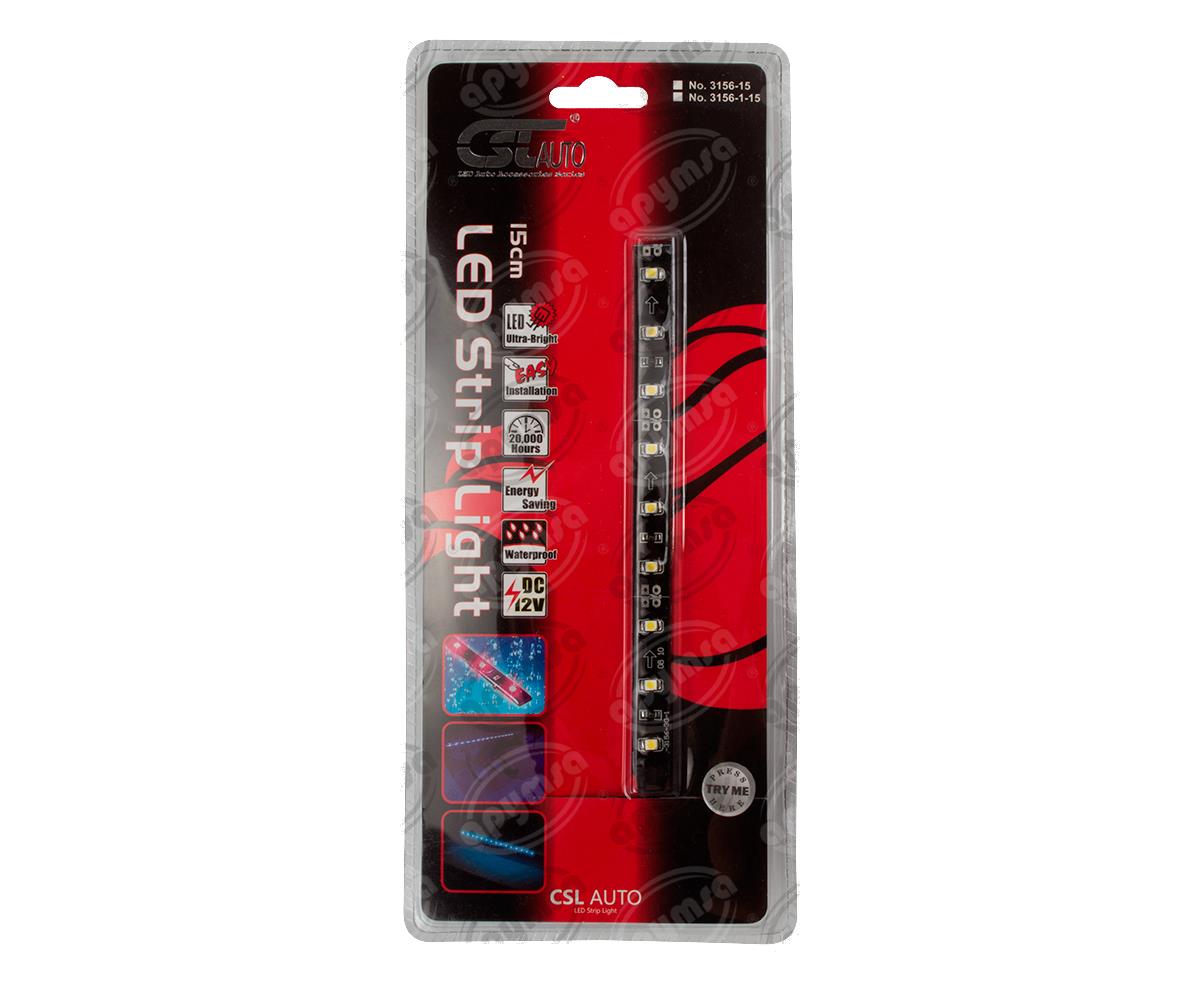 LUZ TIPO CINTA CON LED BLANCO 12V EXTREME 15 CM 