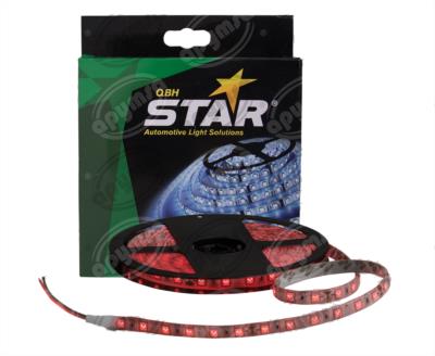 LUZ TIPO CINTA CON LED ROJO 24V TIPO 5050 SMD QBH STAR 70652 R 24V 300 