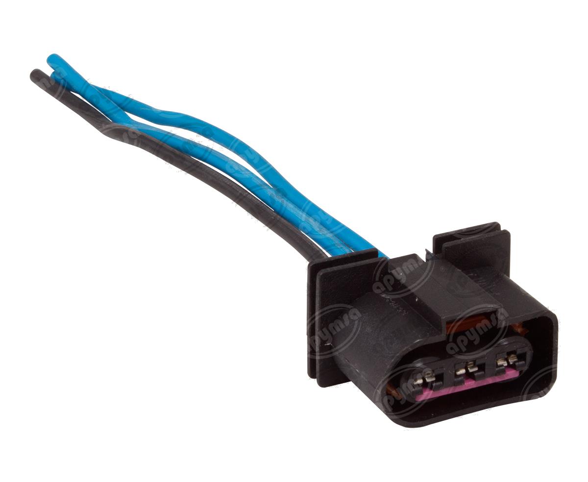 CONECTOR MOTOVENTILADOR 3TERMINALES ENTRADA HEMBRA VW GOLF JETTA A4 SEAT NEW BEETLE NACIONAL 6X0 959 455C C 
