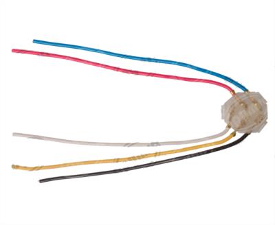 CONECTOR ELEVADOR CRISTAL 5TERMINALES SENCILLO CHEVROLET NACIONAL S-1644 