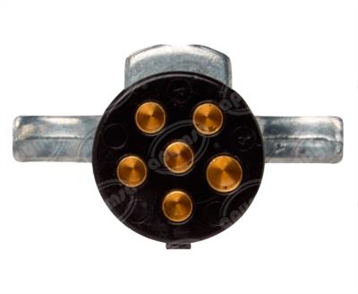 CONECTOR REMOLQUE MACHO 6 HEMBRATERMINALES POLLAK 11-604 