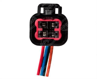 CONECTOR FAROS, SENSOR TEMPERATURA Y OXIGENO 4TERMINALES UNIDAD DODGE, HYUNDAI ATOS NACIONAL 1450214 