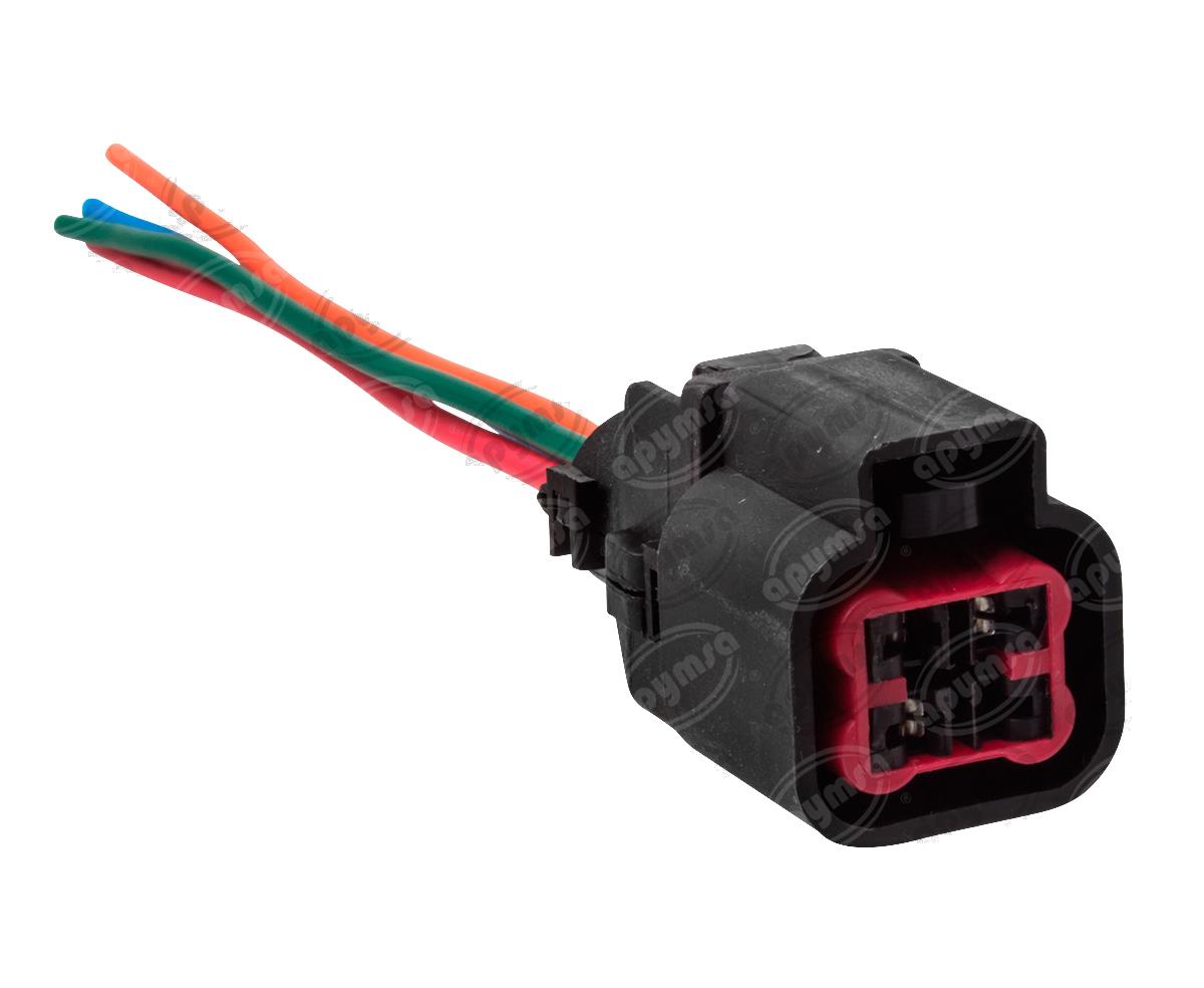 CONECTOR FAROS, SENSOR TEMPERATURA Y OXIGENO 4TERMINALES UNIDAD DODGE, HYUNDAI ATOS NACIONAL 1450214 