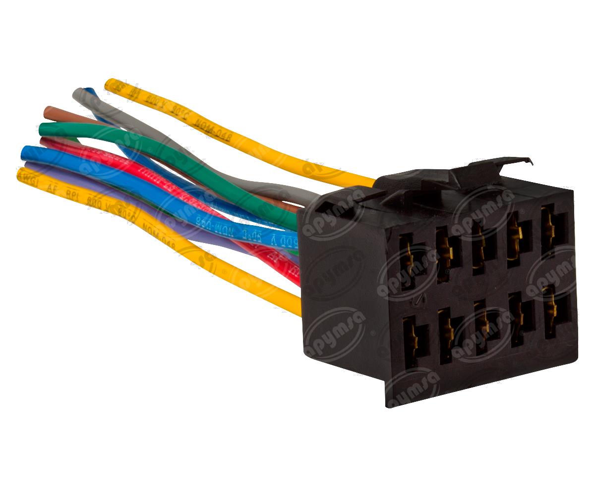 CONECTOR INTERRUPTOR LUZ 10 HEMBRATERMINALES CHEVROLET CHEVY NACIONAL 1450705 