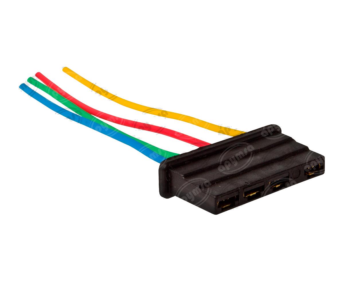 CONECTOR REGULADOR FORD 1G 4 PUNTAS FORD NACIONAL 46-2809 