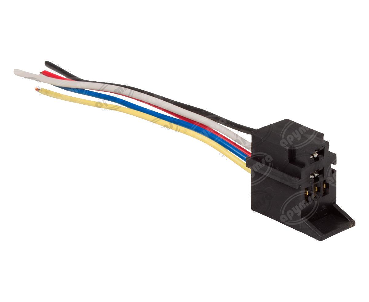 CONECTOR RELEVADOR 5 HEMBRATERMINALES MINI 4 Y 5 PUNTAS NACIONAL 1451308 