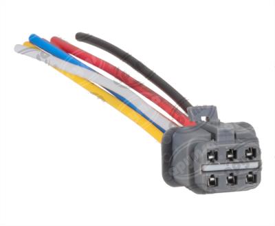 CONECTOR BOMBA GASOLINA VALVULA IAC/CALAVERA 6TERMINALES FRONTIER 98-04,TOYOTA HICE  08,SENTRA 01-11 NACIONAL 1453609 