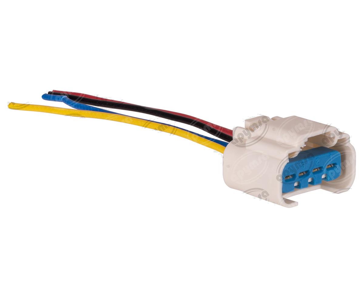 CONECTOR BOMBA DE GASOLINA 4TERMINALES CHEVROLTE SPARK SONIC APYMSA ( 0608609,0608610) NACIONAL 1453611 