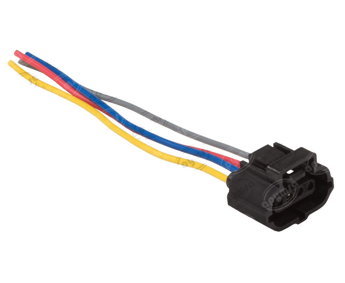 CONECTOR VALVULA IAC 4TERMINALES CHRYSLER, DODGE, JEEP, FORD PARA 4341700 NACIONAL 1454402 