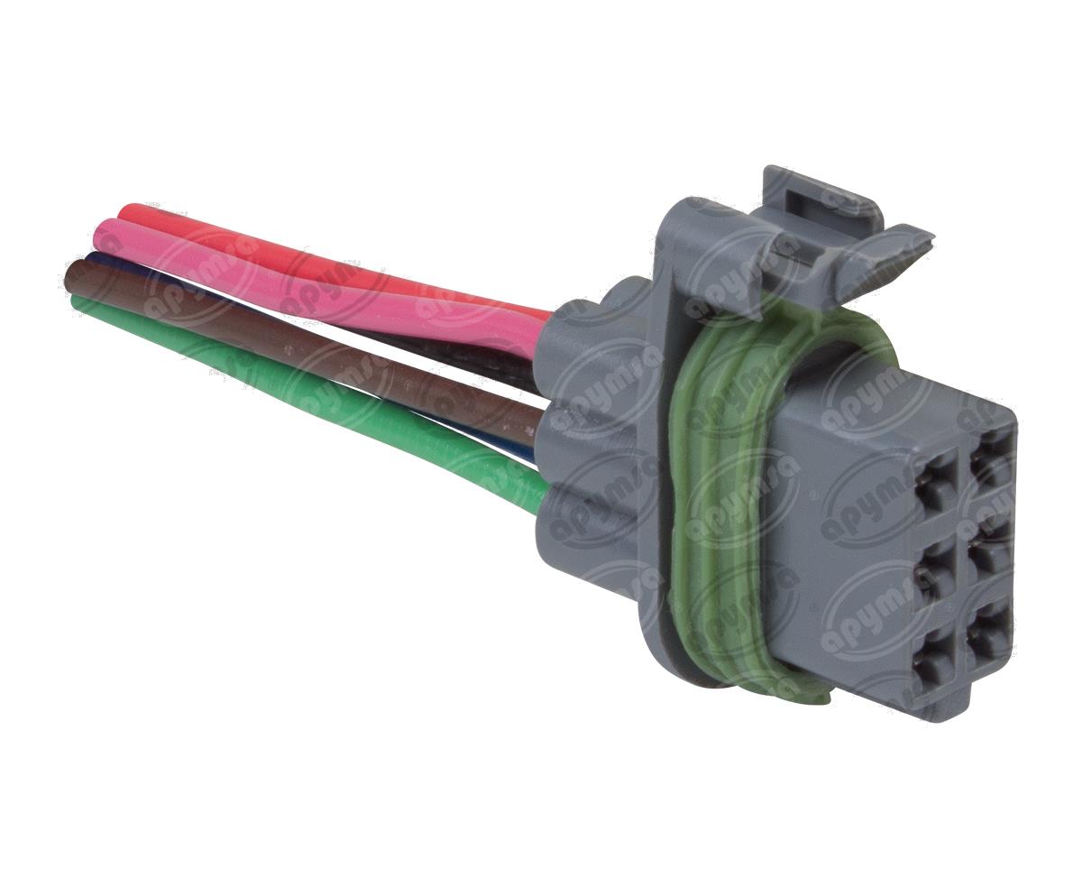 CONECTOR BOMBA DE GASOLINA 6 HEMBRATERMINALES NISSAN PLATINA CLIO KANGOO NACIONAL 1454509 