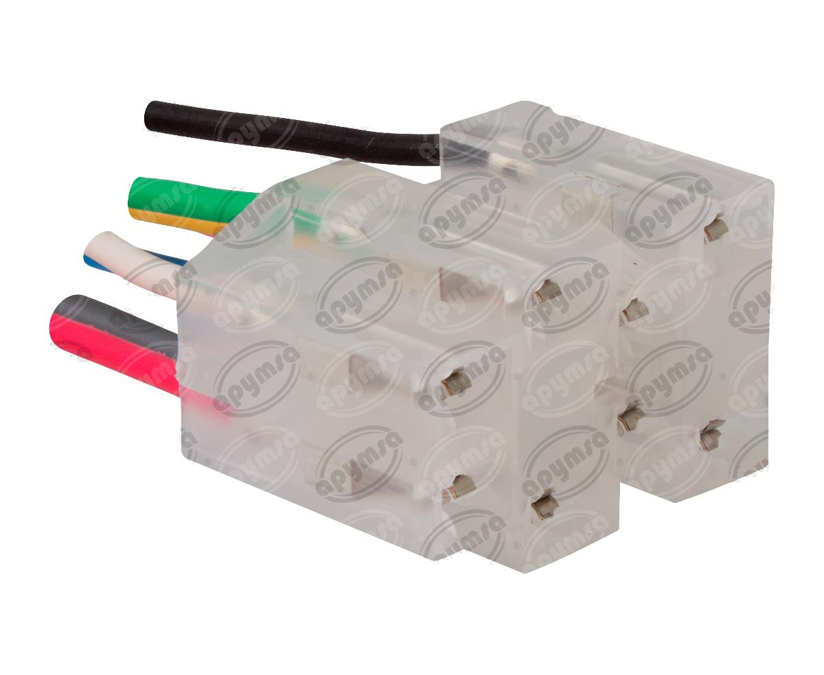CONECTOR INTERRUPTOR LUZ 8 HEMBRATERMINALES TECLA VW JETTA GOLF SEDAN COMBI NACIONAL 1456100 