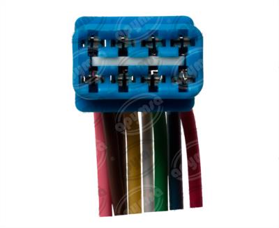 CONECTOR ELEVADOR CRISTAL 8 HEMBRATERMINALES OVALADO FORD NACIONAL DWS-716C 