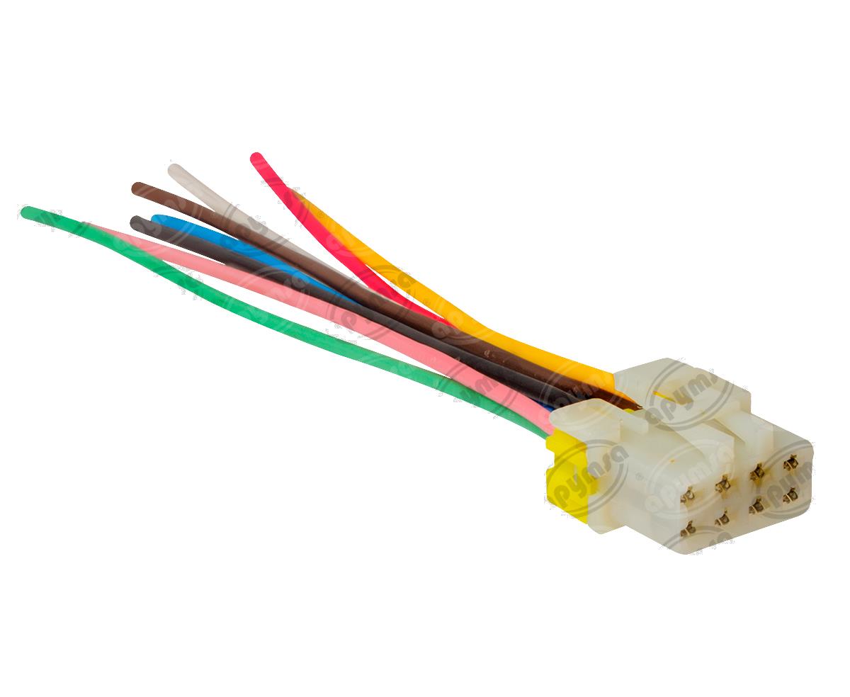CONECTOR INTERRUPTOR INTERMITENTES 8 HEMBRATERMINALES EMERGENCIA NISSAN NACIONAL 1456106 