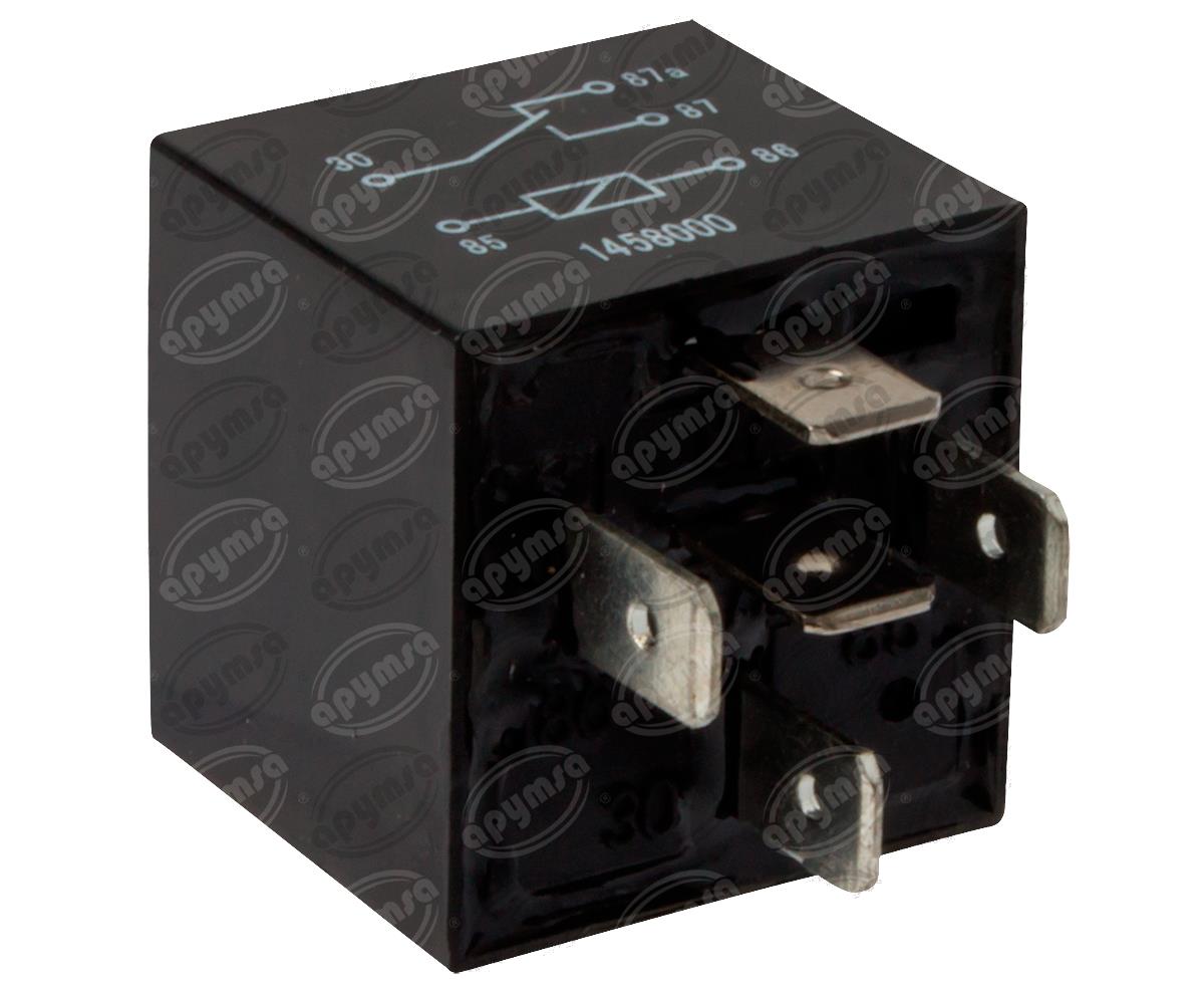 RELEVADOR UNIVERSAL 12V 30A - 40A 5TERMINALES . PUNTAS FORD CHRYSLER CHEVROLET JEEP WEISCHLER RY-30 