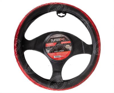 CUBRE VOLANTE AUTOMOTRIZ ROJO TORNASOL TUNIX FU-3-385NR 