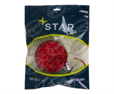 PLAFON LEDS BICOLOR DERECHO O IZQUIERDO 4.7" 7 LEDS 12-24V DIRECCIONAL QBH STAR 1780000 