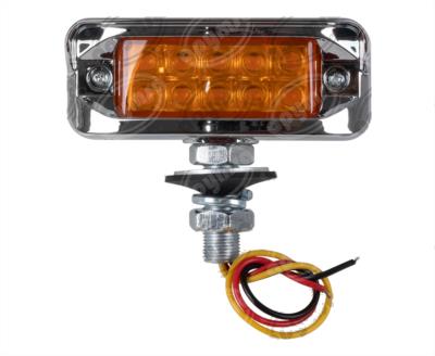 PLAFON LEDS ROJO/AMBAR DERECHO 12.24V QBH STAR 1780001 
