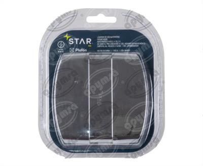 PLAFON LEDS ROJO/AMBAR DERECHO 12.24V QBH STAR 1780001 