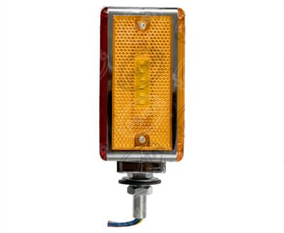 PLAFON LEDS ROJO/AMBAR IZQUIERDA 4.9" 72 LEDS 12-24V LUZ DIRECCIONAL CUADRADA QBH STAR 1780003 