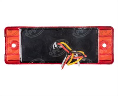 PLAFON LEDS ROJO POSICION LATERAL 2.2" 21 LEDS 12-24V 21 LEDS GEL QBH STAR 1780013 
