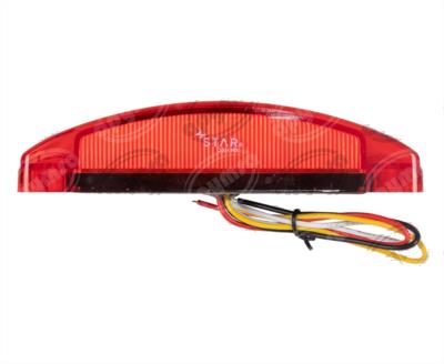PLAFON LEDS ROJO POSICION LATERAL 2.2" 21 LEDS 12-24V 21 LEDS GEL QBH STAR 1780013 