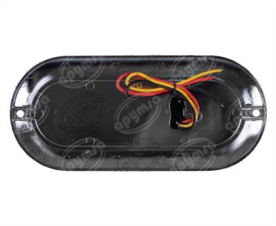 PLAFON LEDS ROJO TRASERO 3.4" 10 LEDS 12-24V OVALADO ATORNILLABLE QBH STAR 1780016 
