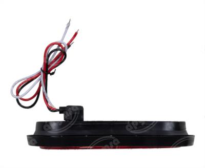 PLAFON LEDS ROJO TRASERO 3.2" 12-24V OVALADO CON CONECTOR QBH STAR 1780017 