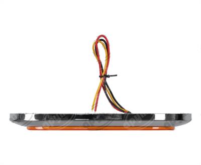 PLAFON LEDS AMBAR TRASERO 12-24V OVALADO ATORNILLABLE 25 LEDS QBH STAR 1780018 