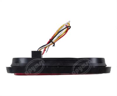 PLAFON LEDS ROJO TRASERO 3.4" 30 LEDS 12-24V OVALADO GEL QBH STAR 1780020 