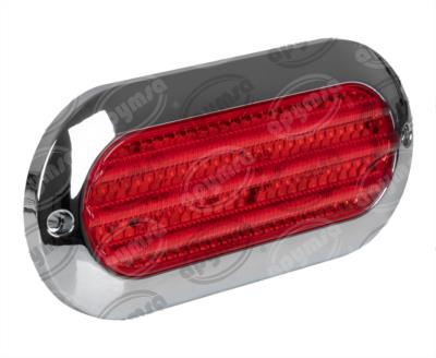 PLAFON LEDS ROJO TRASERO 12-24V OVALADO ATORNILLABLE QBH STAR 1780021 