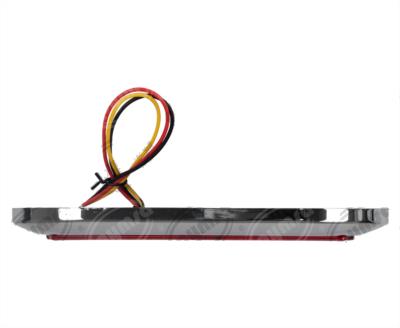 PLAFON LEDS ROJO TRASERO 12-24V OVALADO ATORNILLABLE QBH STAR 1780021 