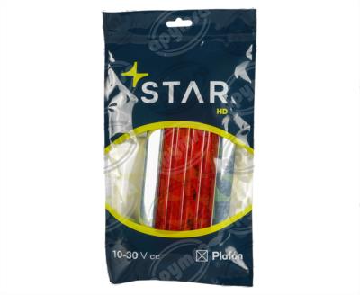 PLAFON LEDS ROJO TRASERO 12-24V OVALADO ATORNILLABLE QBH STAR 1780021 