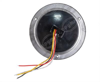 PLAFON LEDS AMBAR TRASERO 4" 14 LEDS 10-30V 3 FUNCIONES QBH STAR 1780022 