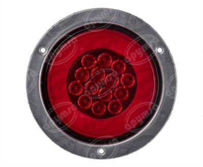 PLAFON LEDS ROJO TRASERO 4" 14 LEDS 10-30V GEL 3 FUNCIONES QBH STAR 1780023 