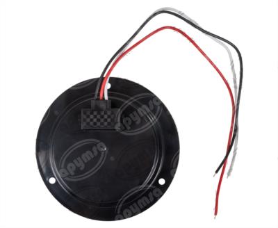 PLAFON LEDS MICA TRANSPARENTE TRASERO 4" 12 LEDS 12-24V 110MM CON CONECTOR QBH STAR 1780026 
