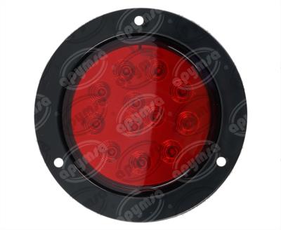 PLAFON LEDS ROJO TRASERO 5.5" 12 LEDS 12-24V ESTROBO ATORNILLABLE QBH STAR 1780027 