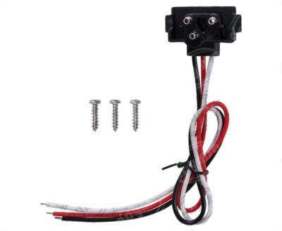 PLAFON LEDS ROJO TRASERO 4" 12 LEDS 12-24V 110MM ESTROBO ATORNILLABLE QBH STAR 1780027 
