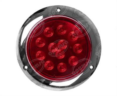 PLAFON LEDS ROJO TRASERO 4" 12 LEDS 10-30V 110MM ATORNILLABLE QBH STAR 1780030 