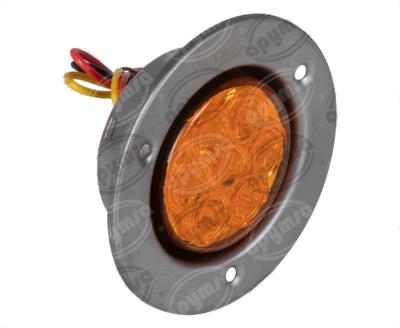 PLAFON LEDS AMBAR TRASERO 5.5" 12 LEDS 12-14V 2"ATORNILLABLE QBH STAR 1780031 