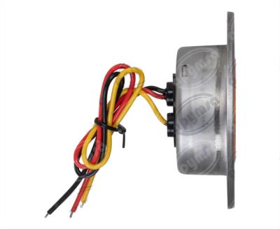 PLAFON LEDS AMBAR TRASERO 2" 12 LEDS 10-30V ATORNILLABLE QBH STAR 1780031 