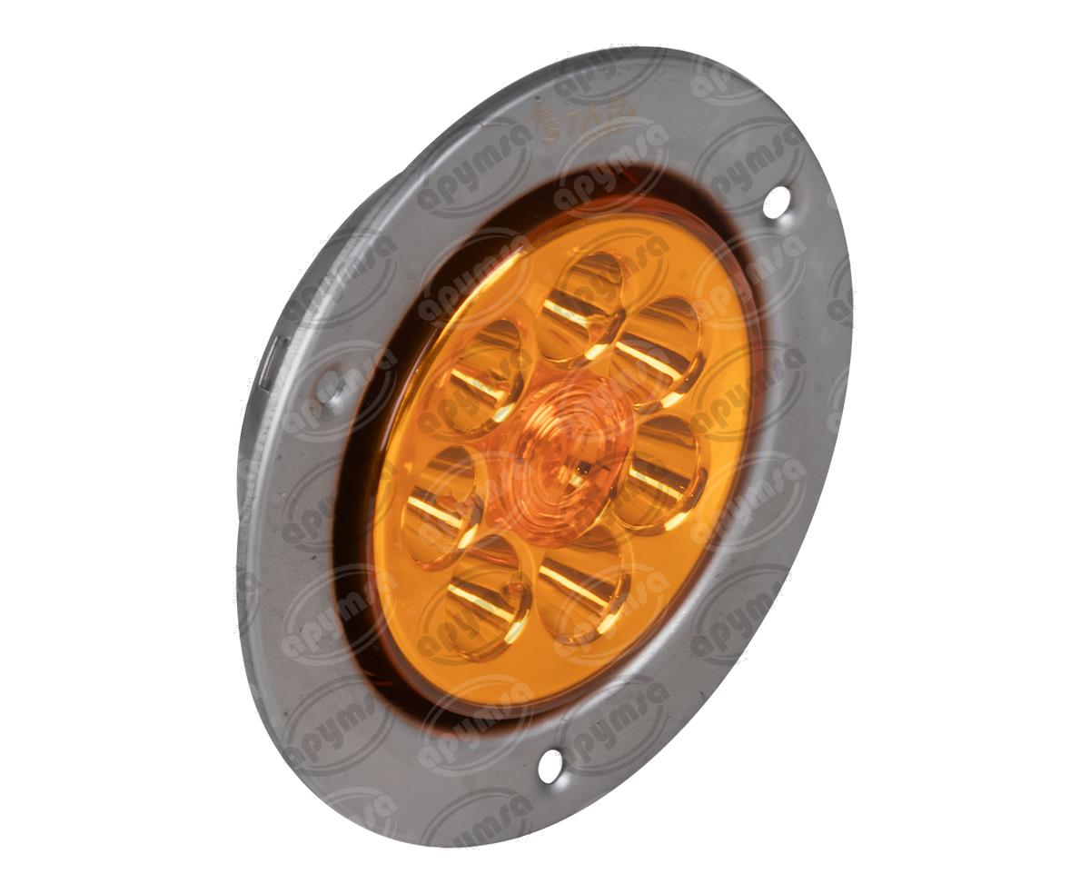 PLAFON LEDS AMBAR TRASERO 12-24V 2.5" CONECTOR QBH STAR 1780032 