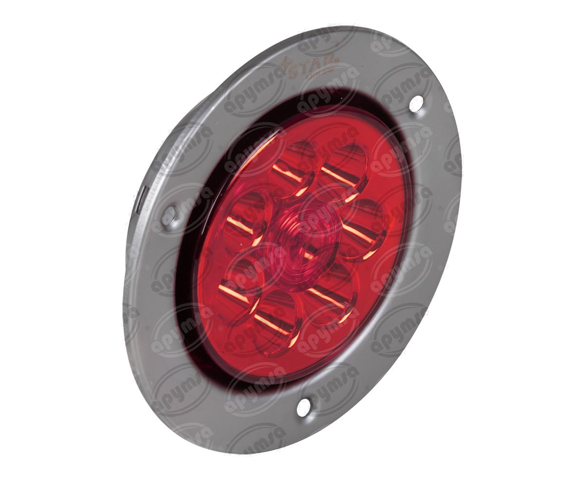 PLAFON LEDS ROJO TRASERO 12-24V 2.5" ATORNILLABLE QBH STAR 1780033 