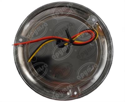 PLAFON LEDS BLANCO TRASERO 4" 12 LEDS 10-30V BISEL CROMADO ATORNILLABLE QBH STAR PL-243CR-16 