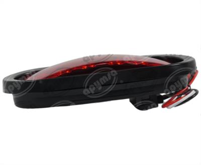 PLAFON LEDS ROJO LATERAL 6" 10 LEDS 10/30V SELLADO UNIVERSAL QBH STAR 8045 